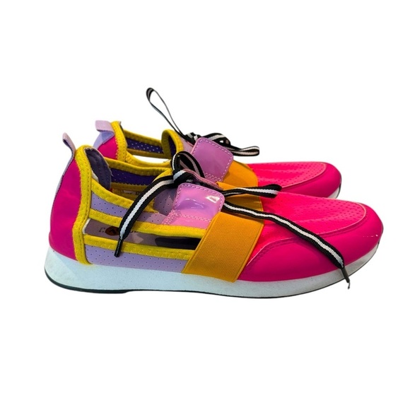 Cape Robbin Open Side 80s Style Neon Sneakers Size 10 lightweight flexible - Picture 1 of 6